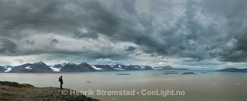 View of Kongsfjorden, Svalbard, Norway 001